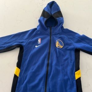Used like new Nike warriors warmup outfit size large